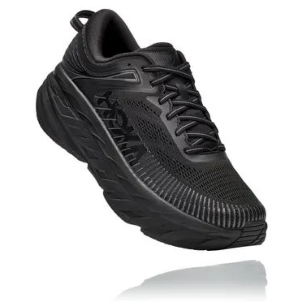 Hoka Men's Black Cushioned Road Running Shoe